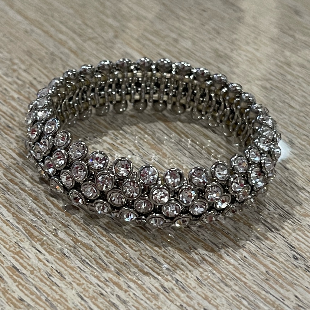 Cache Elegant Silver Crystal Bracelet 49$